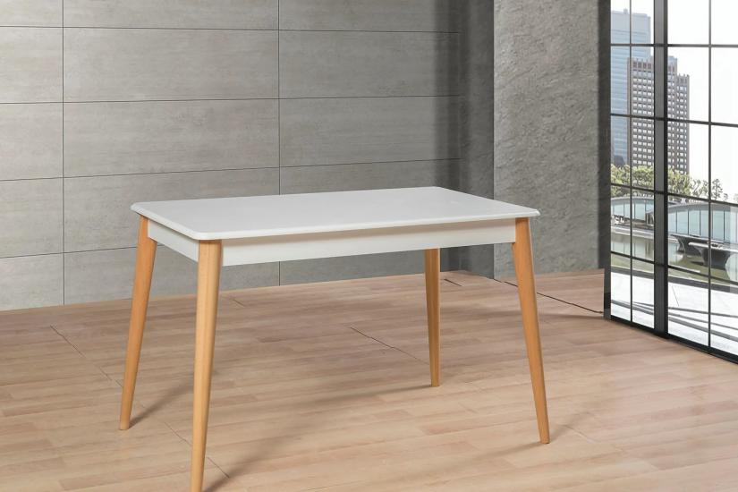 MİLANO SABİT MASA, BEYAZ MESE, 140x80