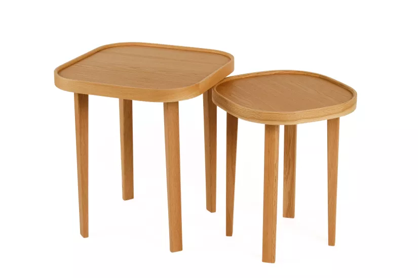 HELİA 2’Lİ ZİGON SEHPA TABLALI