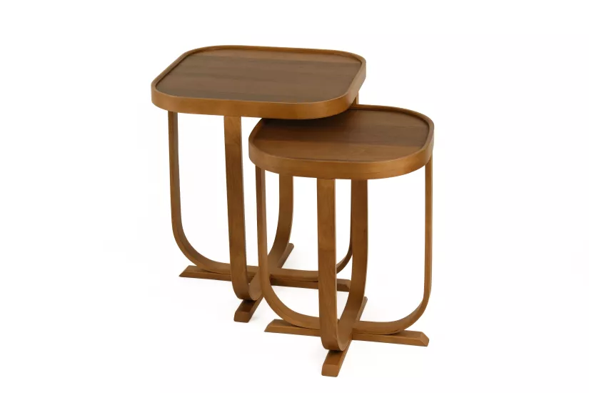 BURÇ 2’Lİ ZİGON SEHPA TABLALI