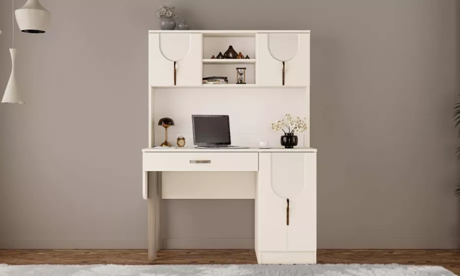 EMİRGAN KİTAPLIKLI ÇALIŞMA MASASI