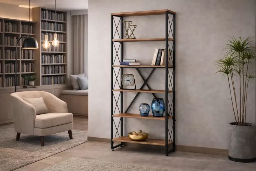 AK5612 MEK ÇAPRAZ KİTAPLIK 90’LIK