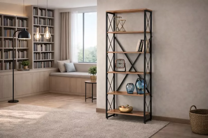 AK5612 MEK ÇAPRAZ KİTAPLIK 90’LIK