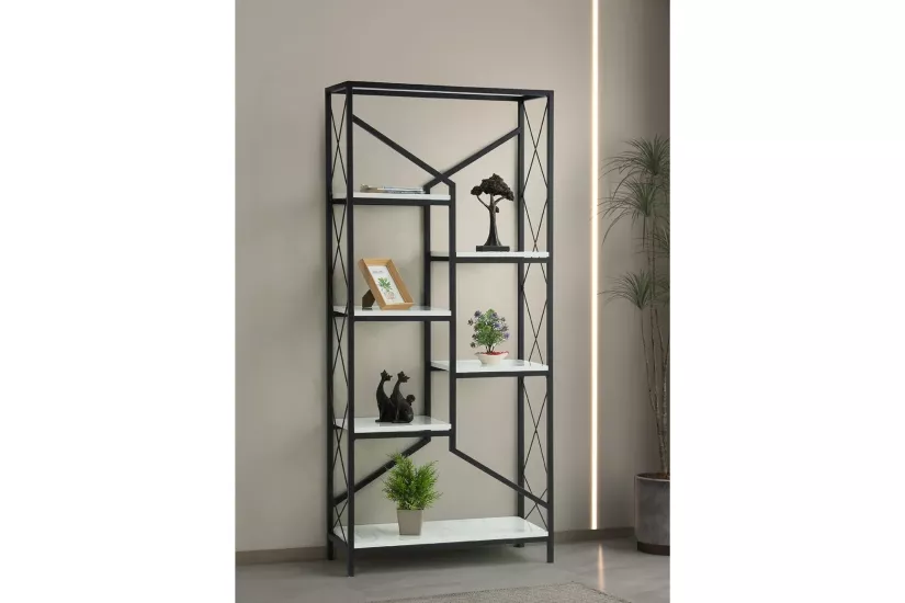 HAT KİTAPLIK MARMO SİYAH