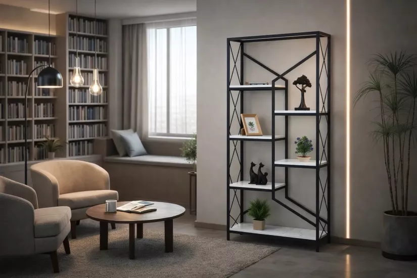 HAT KİTAPLIK MARMO SİYAH