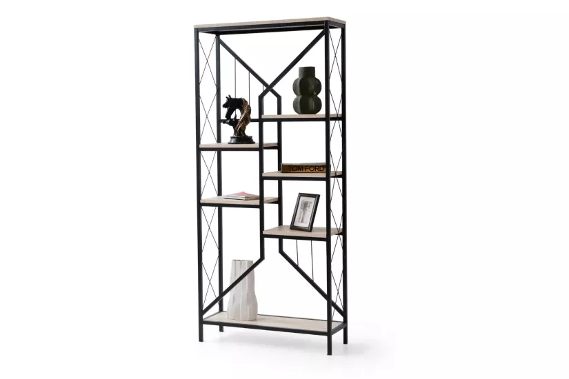 HAT KİTAPLIK TRAVERTEN SİYAH