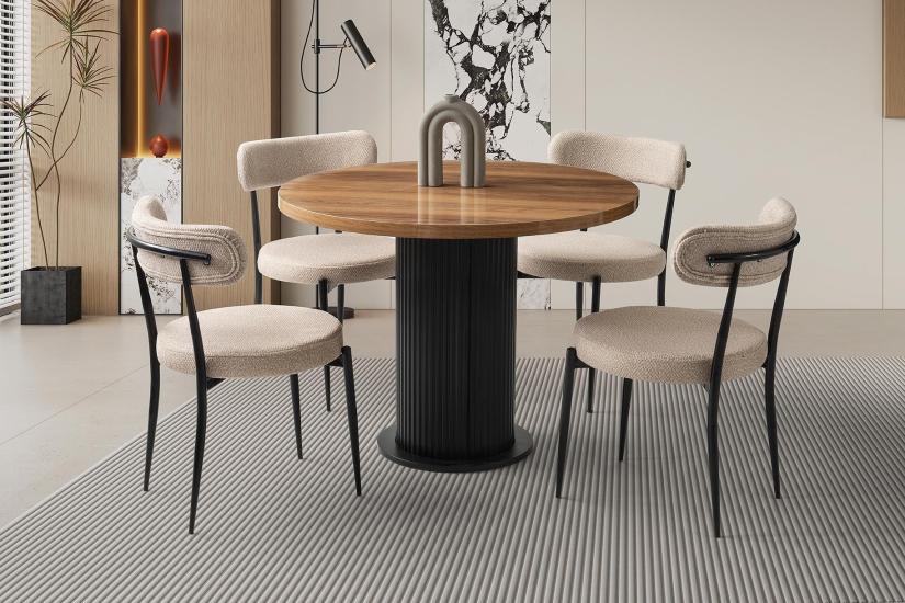 PTT AYAK MASA, EKO POLO SANDALYE, HAZAR, 100x100