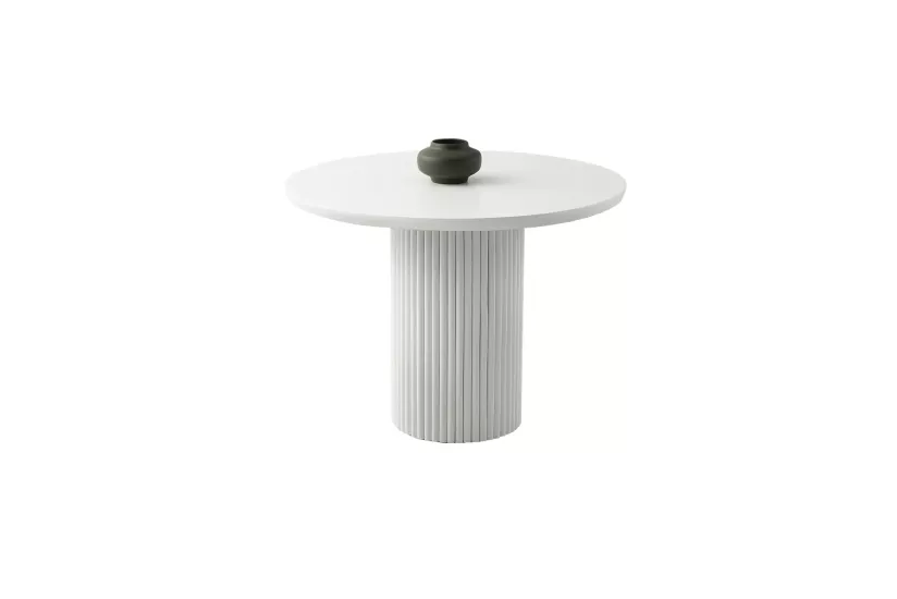 ATİNA HG MASA, KAR BEYAZ, 100x100
