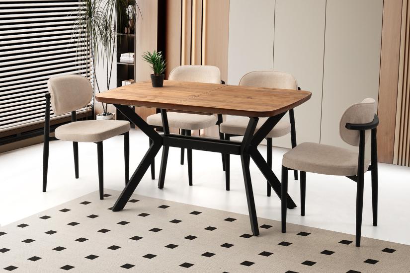 ZÜMRÜT MASA, PERLA SANDALYE, DIŞBUDAK, 160x90