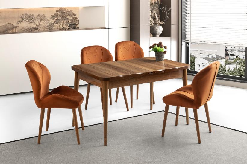 ARGUN HG MASA, CALIA SANDALYE, HAZAR, 130x80