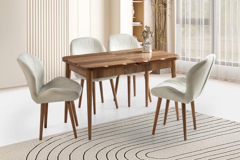 ARGUN HG MASA, CALIA SANDALYE, HAZAR, 120x70