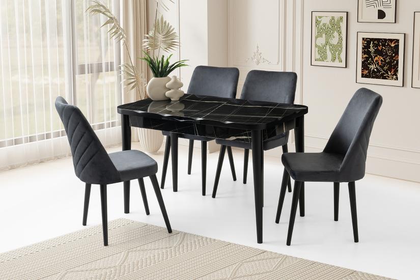 ARGUN HG MASA, TİLYA SANDALYE, SONATA, 120x70