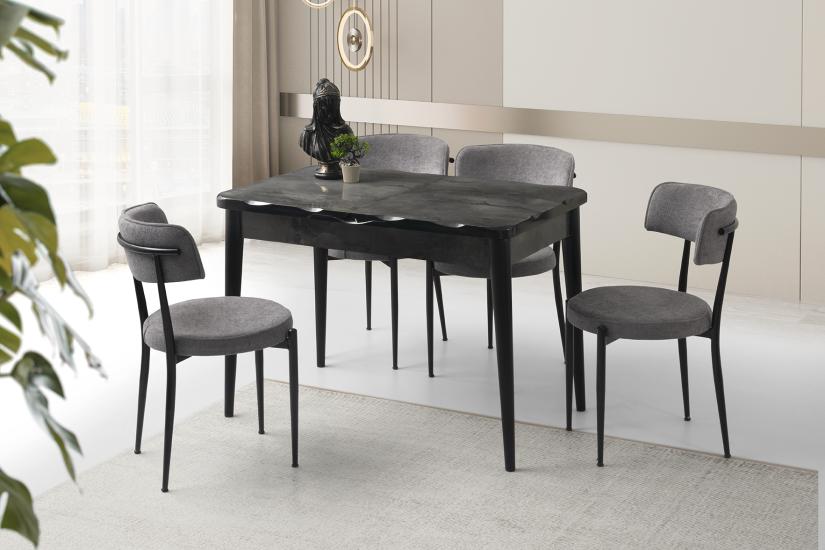 ARGUN HG MASA, ARMONİ SANDALYE, İRONY, 120x70