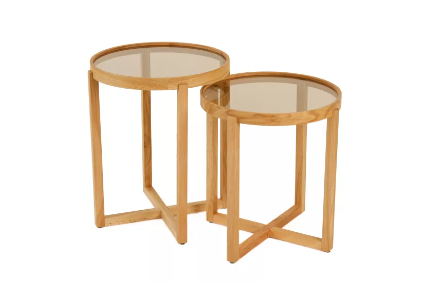 İNTER 2’Lİ ZİGON SEHPA CAMLI