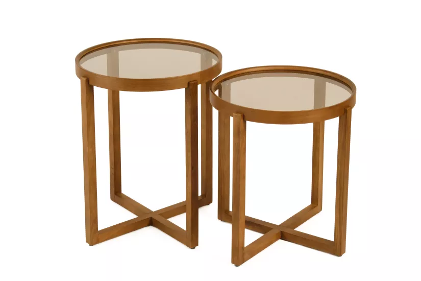 İNTER 2’Lİ ZİGON SEHPA CAMLI