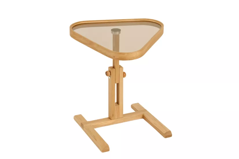 OPTİMA ÜÇGEN YAN SEHPA CAMLI