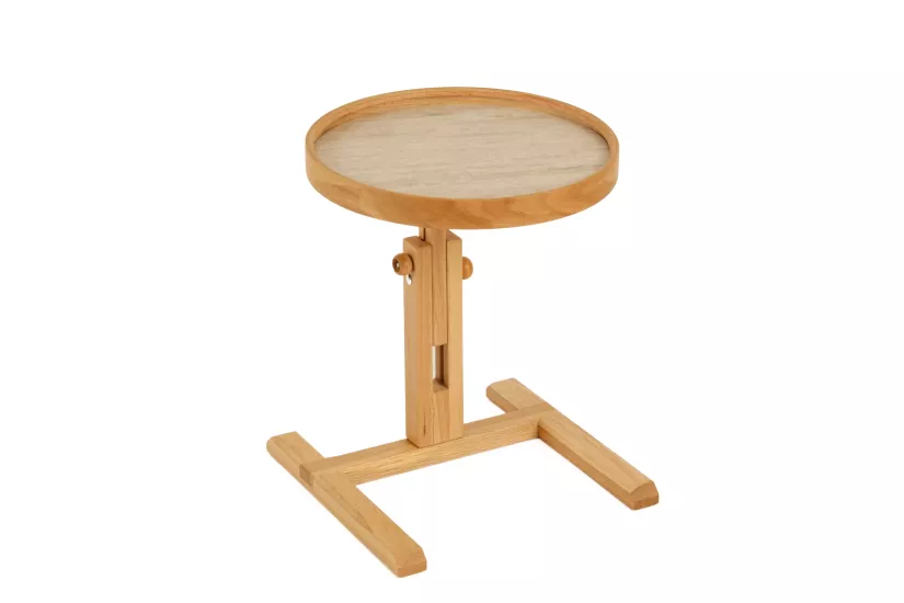 OPTİMA YUVARLAK YAN SEHPA TABLALI