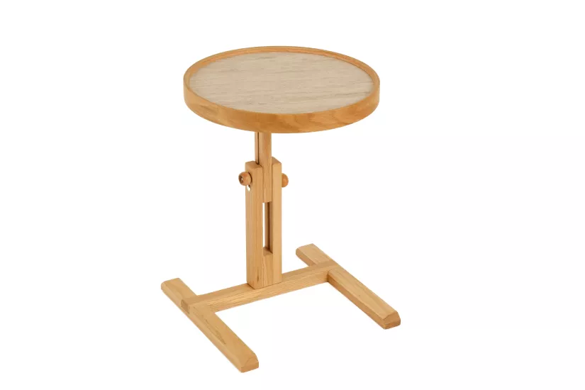 OPTİMA YUVARLAK YAN SEHPA TABLALI