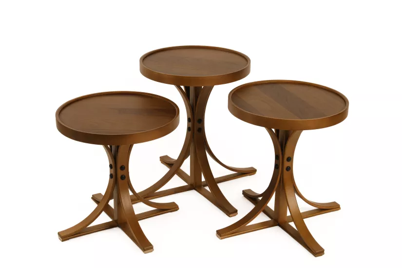 LAZİO 3’LÜ ZİGON SEHPA TABLALI