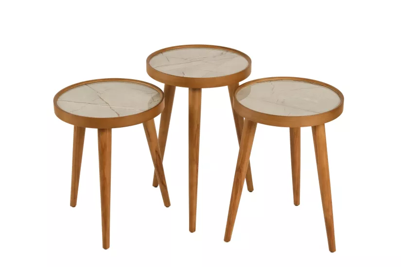 POLLEN 3’LÜ ZİGON SEHPA