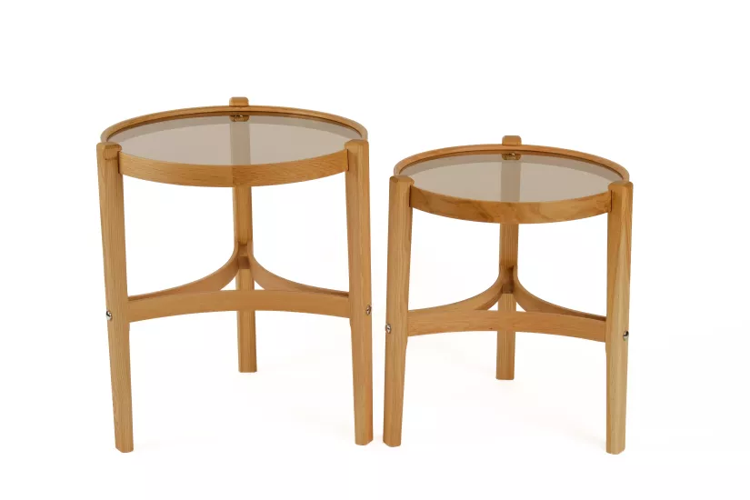 RENO 2’Lİ ZİGON SEHPA CAMLI