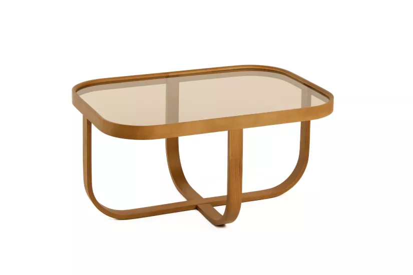 TUALİS YAN SEHPA CAMLI