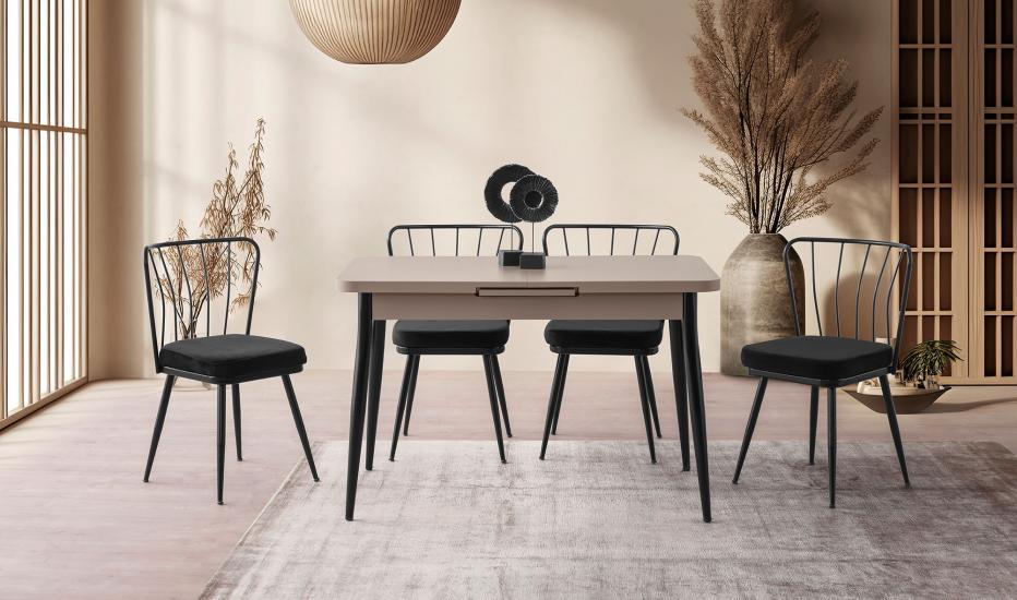 AY MASA, AY SANDALYE, DAFNE, 120x70