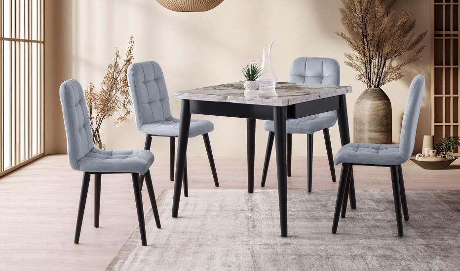 KUZEY MASA, ETRO SANDALYE, EFES, 80X80