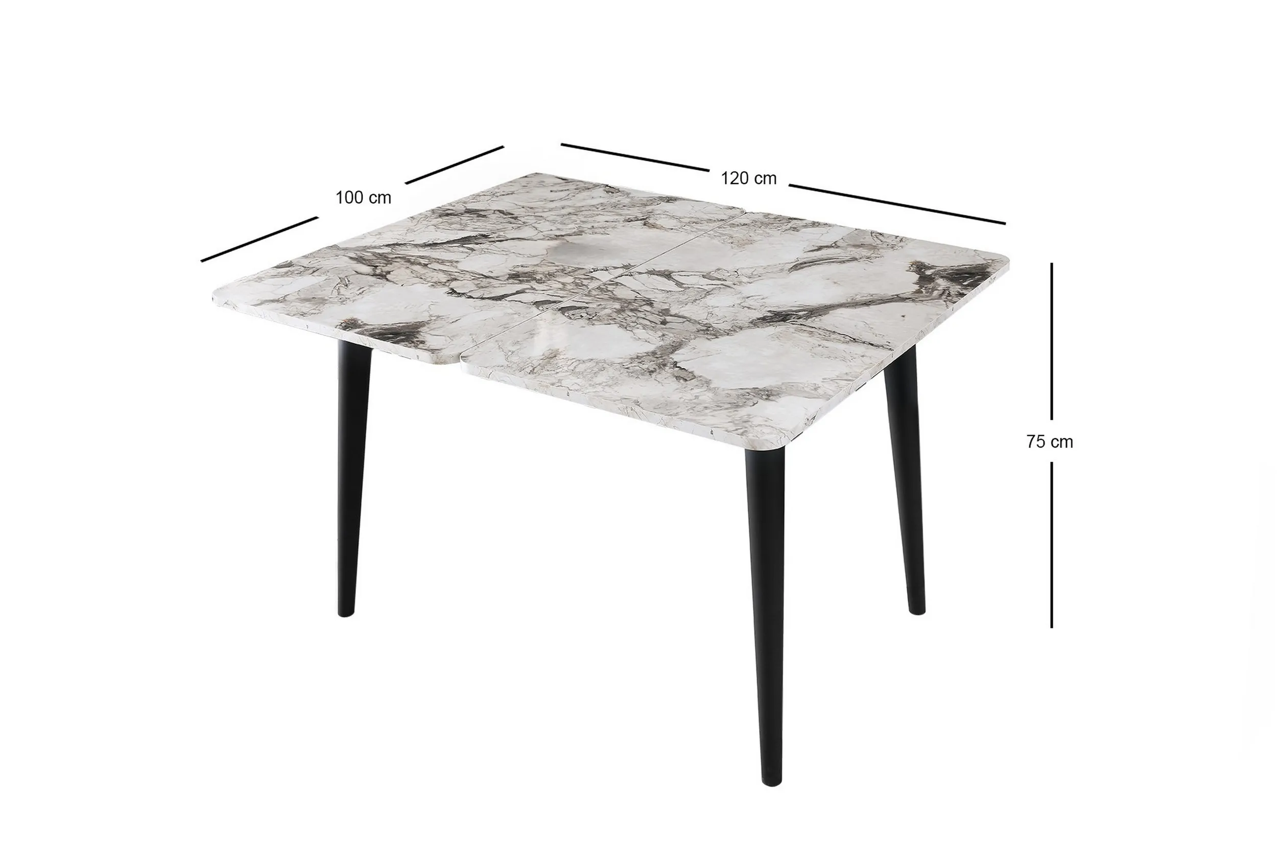 TURNA MASA, TEL SANDALYE, EFES, 100x60